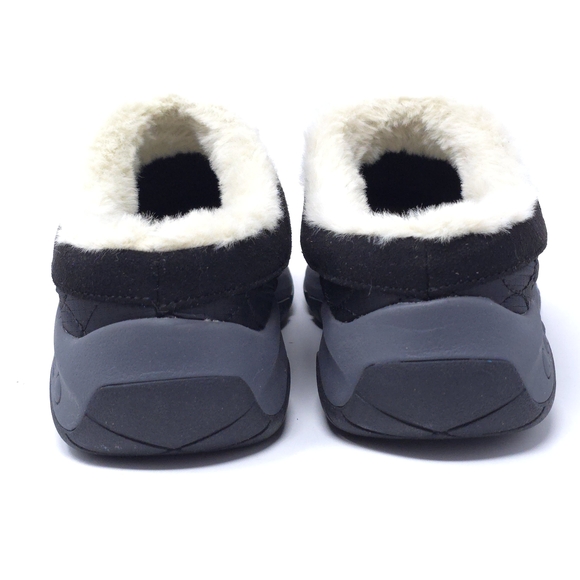 Easy Spirit Wimmy Black Shearling Quilted Clogs 7.5M Cozy Winter Mules - Picture 6 of 9